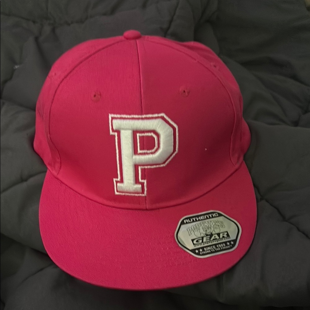 Popeye’s Vibrant Pink Cap with Stylish Patches